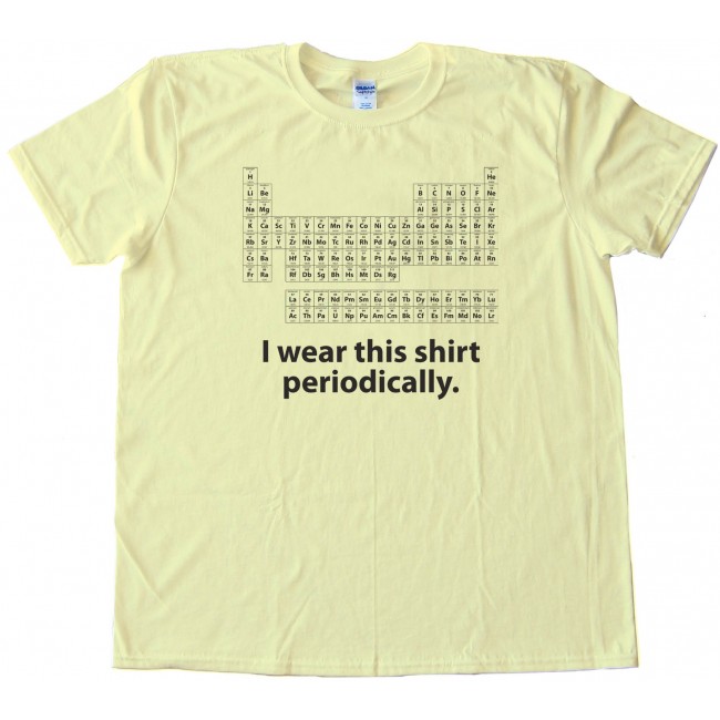 t shirts with periodic table elements